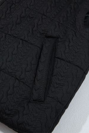 Women’s Quilted Vest with Zip and Pockets