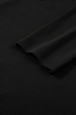 Women’s Elegant Blouse with Draped Neckline and Long Sleeves